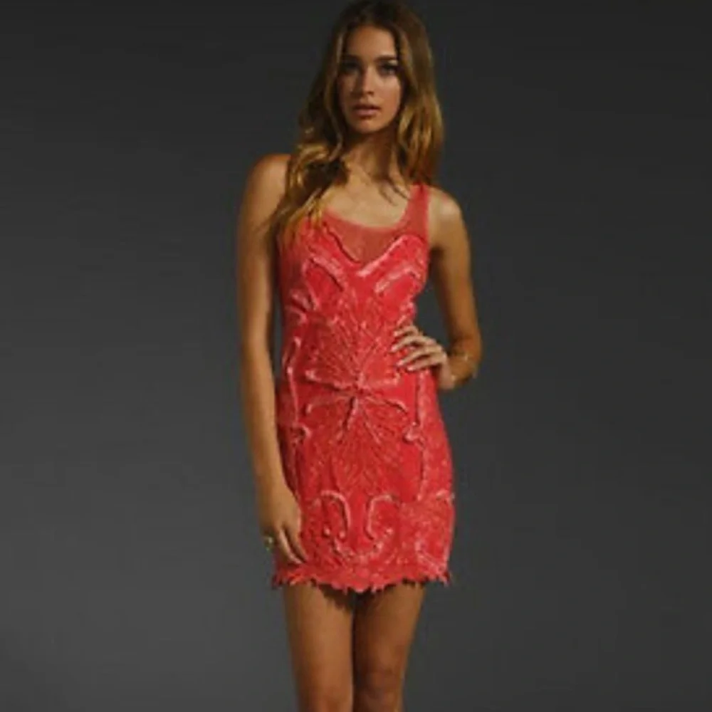 Free People ice ice baby pink lemonade dress